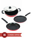 Trishna Non-stick Cookware Set- 3 Pcs