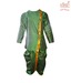 Kilkari Vibrant Green Angarkha Dhoti-Kurta For Kids