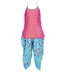 Kilkari Dark Pink & Blue Salwar Suit For Kids