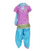 Kilkari Blue & Purple Salwar Suit For Kids
