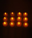 Kytes India Set of 12 Yellow LED T-lites