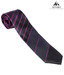 Alvaro Black & Purple Diagonal Stripes Design Classy Necktie