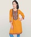 Aaneri Yellow Cotton Kurti