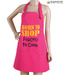 Swayam Pink Casement Cotton Apron