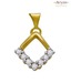 Avsar Charming Gold & Diamond Pendant