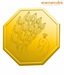 Anantamudra 1g 24 kt Certified Peacock Gold Coin In 999 Purity
