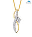 Asmi Radiant Diamond & Gold Pendant