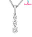 Lucera Striking CZ Studded Silver Pendant