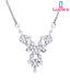Lucera Shimmering CZ Studded Silver Pendant