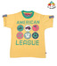 Lil Tomatoes Yellow American League T-Shirt For Kids