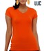 Lanos Vermillion Orange Casual T Shirt