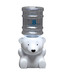 White Polar Bear Mini Water  Dispenser