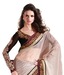 MohManthan Off White & Black Stunning Gorgeous Saree With Unstitched Blouse