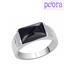 Peora Black Onyx Sterling Silver Ring