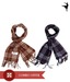 Quittance Coffee Brown & Navy Blue Combo Set Of 2 Mufflers