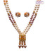 Niharikaa Three Drop Pearl Set