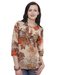 Frolic Multi-Coloured Satin Printed Top
