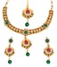 Sia Floral String Necklace Set With Maang Tika