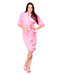 Retro Pool Pink Bathrobe & Bath Slippers