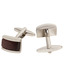 Alvaro Gleaming Purple Convex Cufflinks