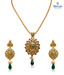 Deccan Pearls Modish Golden & Green Pendant Set