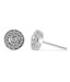 Mi Pearls Wheel Shape Diamond & Gold Earrings