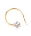 Jewel Creation 0.05Ct Diamond Nosepin In 14Kt Gold