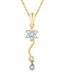 Mi Pearls Starry Delight Diamond & Gold Pendant