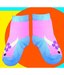 G.A.M.E. Pink Slipper Socks For Kids
