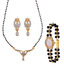Oleva Classy Mangalsutra Set & Pearl Watch Combo