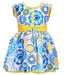 Kilkari Blue Girls Sleeveless Frock For Kids