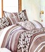 Velum Leaf Design Double Bed Sheet Set