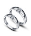 Ziveg Elegant Swarovski Couple Bands