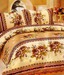 Saaz Dekor Beautiful Double Bed Sheet With 2 Pillow Covers - 3 Pieces