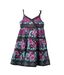 Bow Strap Tiered Brown Dress For Girls