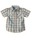 ShopperTree Brown Checkered Shirt For Kids