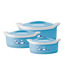 Milton Marvel Light Blue & White Casserole Set - 3 Pcs