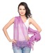 Favola Purple Checkered Design Stole