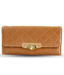 Cappucino Light Brown Clutch Cum Wallet