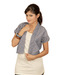 Sepia Mesmerizing Smokey Blue-Grey Shrug