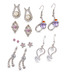 Mee Jewels Set Of 7 CZ Earrings Super Saver Combo