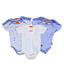 Fisher-Price 5 Pcs Baby Bodysuits  blue