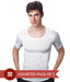 Lux White Pack of 5 Vest