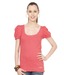 Spanky Coral Red Cotton T-Shirt