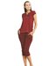 SweetDreams Crimson Red Cotton Nightsuit Set
