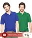 TSX Pack of 2 Blue-Green Polo T Shirts & Aviator Sunglasses