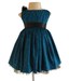 Faye Deep Blue Floral Dress For Kids