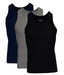 Westrock Black-Grey-Navy Blue Pack of 3 Vests
