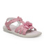 Kittens Pink Floral Corsage Flat Sandals