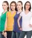 Fort Collins Purple-Yellow-Cream-Green Tees Pack Of 4